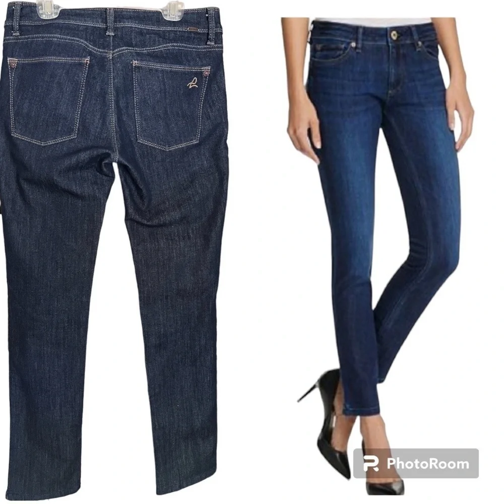 DL1961 Denim Angel Mid Rise Skinny Ankle Jeans Size 27 - Picture 3 of 9